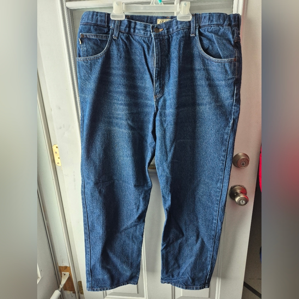 L.L. Bean Men's Relaxed Jeans in Classic Blue